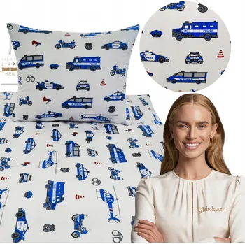 Povlečení Sada povlečení Głęboki Sen 120 x 160 cm bílá