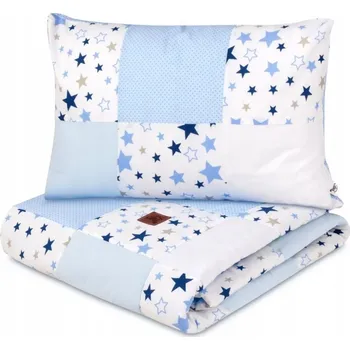 Povlečení Povlečení pro děti Peřinka patchwork 100×140 cm s povlakem na polštář 40×60 cm