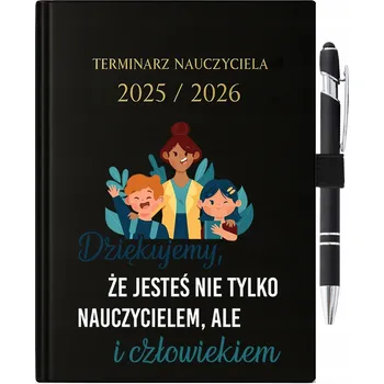 Kalendář Knižkový kalendář pro učitele 2025 A5 Baladek černý