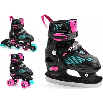 Kolečkové brusle Kolečkové Brusle 3v1 SMJ Sport BS-616TP vel. 31-34