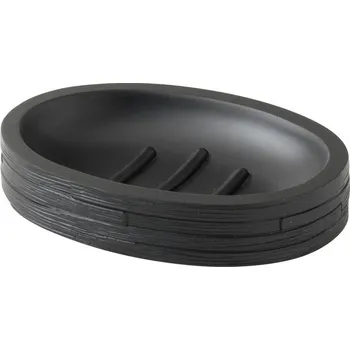 Sada koupelnových doplňků GEDY HELEN mýdlenka na postavení, černá HE1114