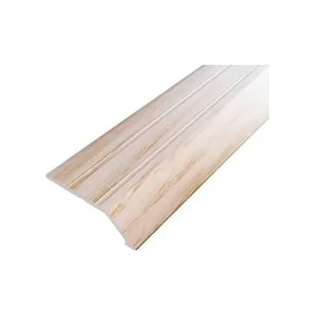 ACARA PRAHA s.r.o. AC AP3 nájezdová lišta samolepící A, hliník+dýha nelak. javor, v: 8 mm, d: 0,9 m