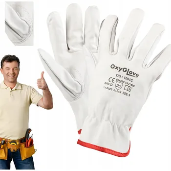 Pracovní rukavice Rukavice Oxyline Pracovní rukavice kožené rukavice BOZP velikost 11 - XXL 1 pár