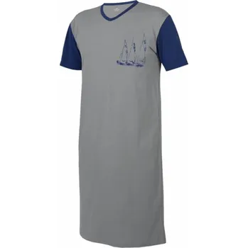 Pánská noční košile Pánská noční košile JAPIR 901 sv.šedá XXL