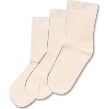 Dětské bambusové ponožky 3 páry krémové Off White Minipop Velikost: 23-26