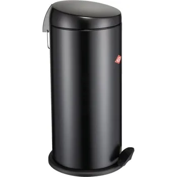 Odpadkový koš WESCO® Capboy® Maxi, Volně stojící nádoba, černá matná