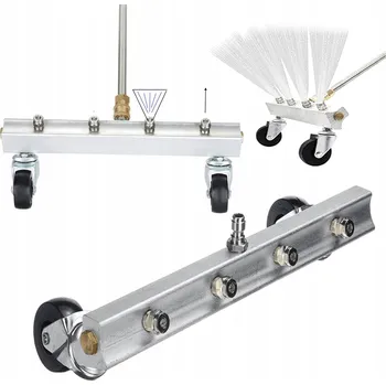 Vysokotlaký čistič TLAKOVÁ MYČKA 13 PALCŮ NA PODVOZEK AUTA SE 2 ROLKAMI A PŘÍPOJKOU 1/4