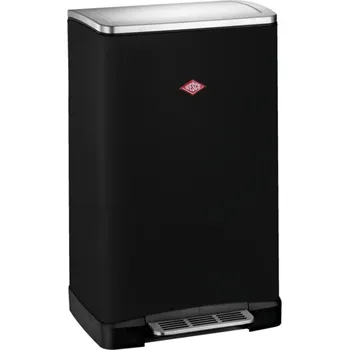 Odpadkový koš WESCO® Big Double Boy, Volně stojící nádoba, černá matná