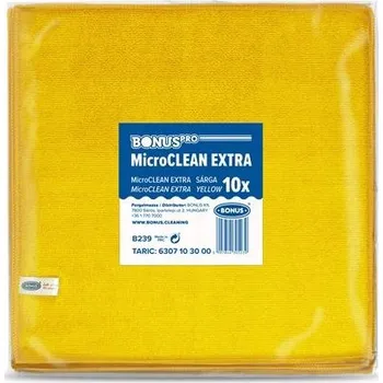 Utěrka Utěrka z mikrovlákna (mikrofáze) BONUS v balení 10 ks žlutý