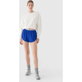 Dámské kraťasy Dámské KRAŤASY kraťasy 4F modré žebrované BAVLNA M