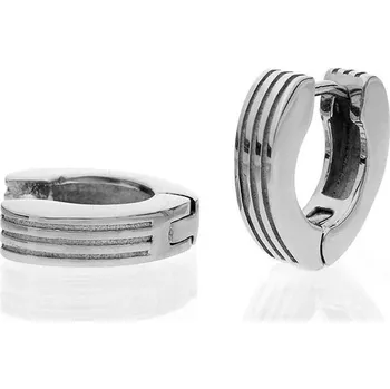 Souprava šperků Nerezové náušnice 70019 - stříbrné barvy - SER.70019.A.70 PrimSteel