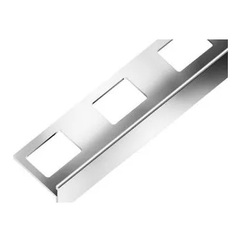 ukončovací lišta AC SP21 schodová lišta "T", STEP, nerez V4A, v: 10 mm, v2: 12,5 mm, š: 25 mm, d: 2,5 m