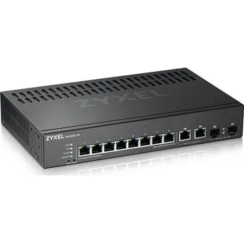 Síťový prvek ZyXEL GS2220-10 8-port GbE L2 switch, GbE Uplink, NCC Pro pack licence na 1 rok