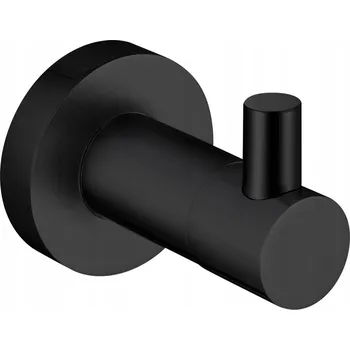 Věšák Háček na hmoždinky Omnires černý