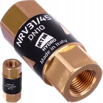 Ventil Zpětný ventil MTM HYDRO pro myčku čerpadla s závitem 3/8" By-Pass 310 bar 40 l/min