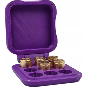 Pouzdro na mobilní telefon XLUX ROFFU X HERO Capsule case pouzdro na dávkovací kapsle Purple