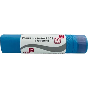 Pytle na odpadky Pytle na odpadky 60l 10 KS EXTRA SILNÉ se stahovací páskou