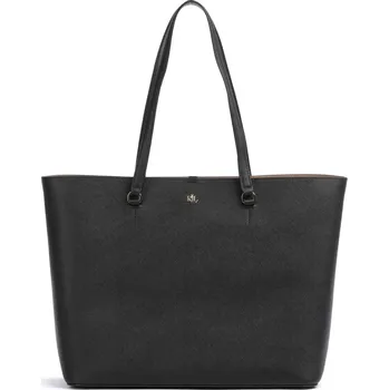 Nákupní košík Lauren Ralph Lauren Karly Large - Nákupní taška v černá, kůže, 182068 | Kabelky pro ženy & muže