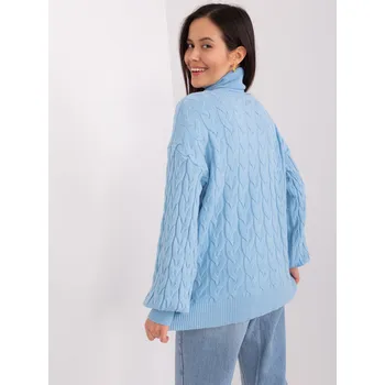 Dámský svetr Přepínač AT SW 2348.88 světle modrá jedna velikost