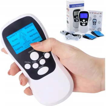 Masážní přístroj ELEKTROSTIMULÁTOR SVALŮ A NERVŮ TENS EMS 8 REŽIMŮ ELEKTROSTIMULÁTOR MASÁŽNÍ PŘÍSTROJ