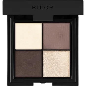 Oční stíny Oční stíny MOROCCO N°11 BIKOR NUDE hnědé ČERNÁ béžová MATNÉ SATÉNOVÉ PALETKA