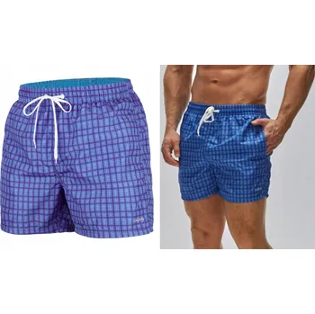 Pánské kraťasy Pánské plážové šortky Zagano fialové L