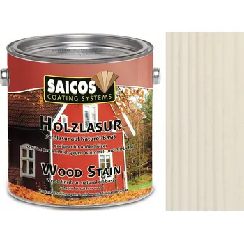 Lak na dřevo Saicos 0009 Bílý 0,75 L