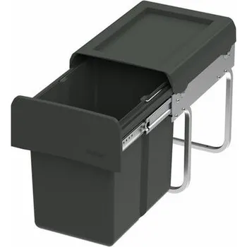 Odpadkový koš WESCO® Clap 345 K/300-1, Systém sběru odpadu, antracit