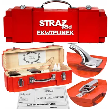 Obraz Dárek pro HASIČE DRUHA k 18-99. narozeninám Krabička na alkohol věnování