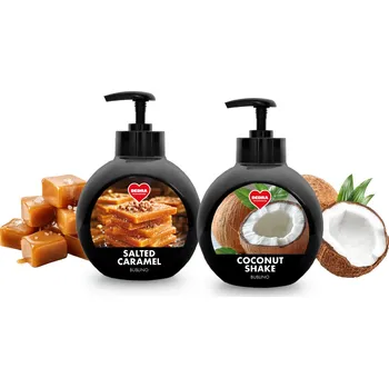 Mýdlo 2× BUBLINO | šetrné tekuté mýdlo s glycerinem & aloe vera | SALTED CARAMEL + COCONUT SHAKE Dedra