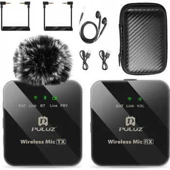 Mikrofon Kondenzátorový mikrofon Puluz PU3153B bezdrátový mikrofon USB-C