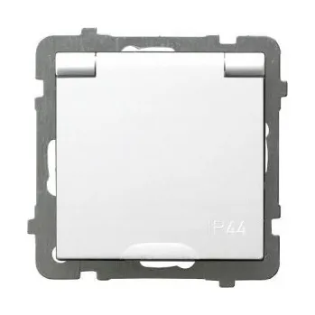 Elektrická zásuvka Hermetická Elektrická Zásuvka Ospel bílá