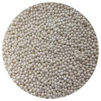 Jedlá dekorace na dort Cukrové perličky metalické bílé 3-4mm 80g - I LOVE CAKES