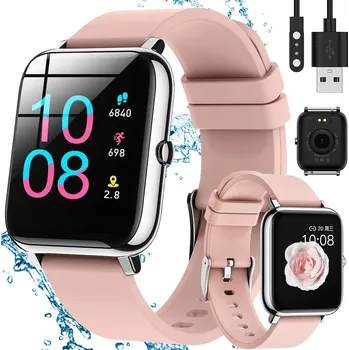 Hodinky CHYTRÉ HODINKY DÁMSKÉ HODINKY VOLÁNÍ SPORT ZDRAVÍ 2x Řemínek VODĚODOLNÉ IP67