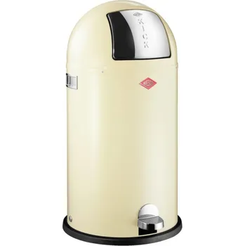 Odpadkový koš WESCO® Kickboy®, Volně stojící nádoba, mandle
