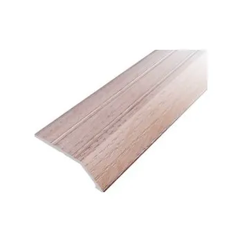 přechodová lišta ACARA PRAHA s.r.o. AC AP3 nájezdová lišta samolepící A, hliník+dýha lak. dub sv. šedý, v: 8 mm, d: 0,9 m