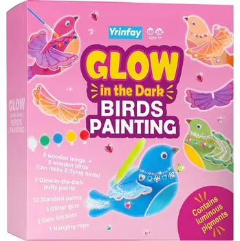 kreativní sada Sady na malování motýlů pro děti 3D Dřevěné