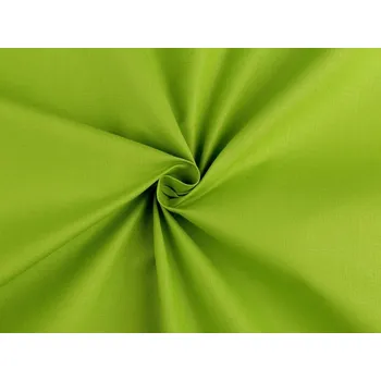 Bavlněná látka / plátno jednobarevná METRÁŽ - 18 (13) zelená sv.