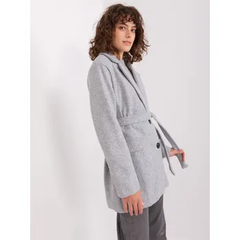 Dámský kabát Kabát TW CZ BI 2022320.01X šedá XL