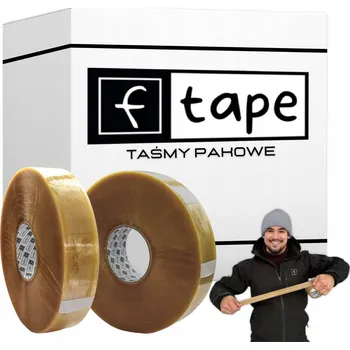 Lepicí páska Balicí páska F-Tape transparentní šířka 48 mm délka 900 m 6 ks
