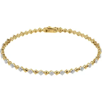 Náramek Zlatý náramek s brilianty - 0,25 ct - ryzost 585 - 220.940