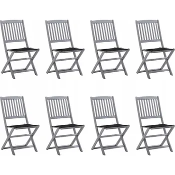 Zahradní nábytek z dřeva VidaXL, černý, 1 ks