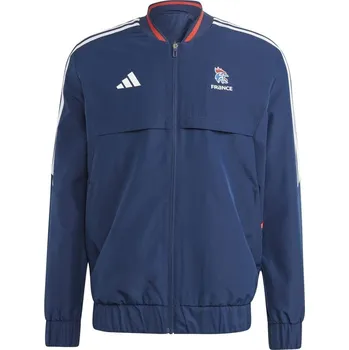 Pánská casual bunda adidas France Handball Anthem Jacket Mens Team Navy Blue XS