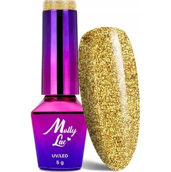 Lak na nehty Hybridní lak barevný lak Molly Lac secret sights 621 5 ml