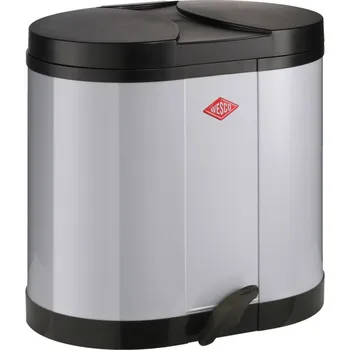 Odpadkový koš WESCO® Eco bin 170, Volně stojící nádoba, studená šedá