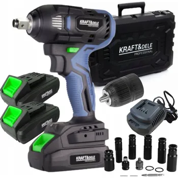Kraft&Dele KD3408 Aku rázový utahovák 21V sada