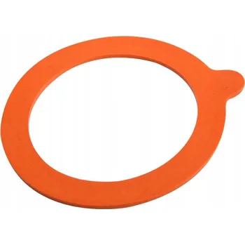 Sklenice 6x SILIKONOVÉ Těsnění do sklenic, pro patentní zavařovací sklenice s klipem, 9,3 cm