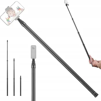 Příslušenství pro videokameru SELFIE TYČ DRŽÁK VÝSUVNÁ PRO INSTA360 ONE X NASTAVITELNÁ 62CM-300CM
