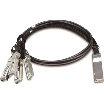 Počítačové příslušenství Planet CB-QSFP4X10G-1M, metalický spojovací kabel QSFP+ 40Gb/s na 4x SFP+ 10Gb, délka 1m