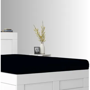 Prostěradlo Froté prostěradlo s Gumou 160x200 Černé